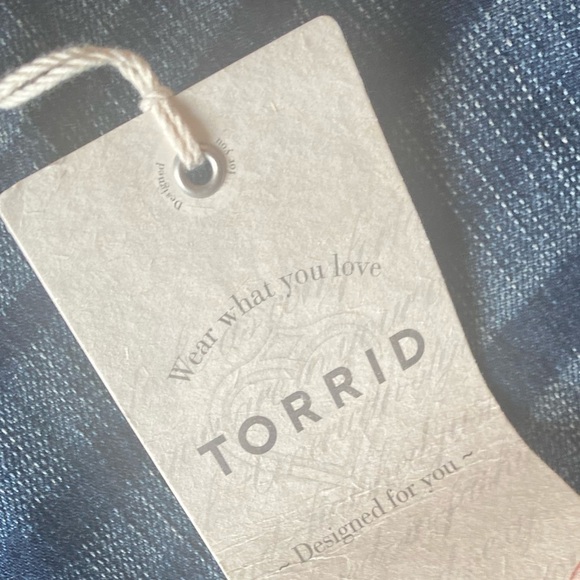 Torrid women’s denim shorts. Size 24. NWT - Picture 14 of 14